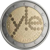 2 euro okolicznościowe Finlandia 2026 Radio - lustro