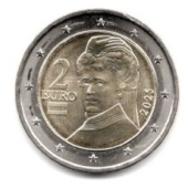 2 euro obiegowe Austria 2025