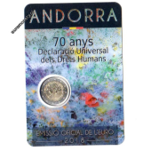 2 euro okolicznościowe Andora 2018 Prawa człowieka