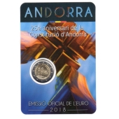 2 euro okolicznościowe Andora 2018 Konstytucja