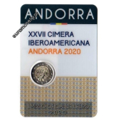 2 euro okolicznościowe Andora 2020 Szczyt Iberoamerykański
