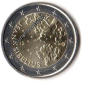 2 euro okolicznościowe Finlandia 2015 Sibelius