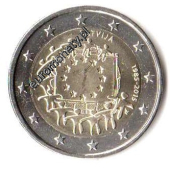 2 euro okolicznościowe Lotwa 2015 Flaga Europy