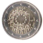 2 euro okolicznościowe Malta 2015 Flaga Europy