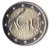 2 euro okolicznościowe Litwa 2015 Język
