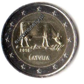 2 euro okolicznościowe Lotwa 2016 Krowa
