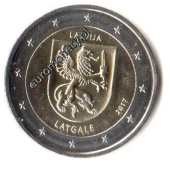 2 euro okolicznościowe Lotwa 2017 Latgalia