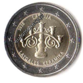 2 euro okolicznościowe Lotwa 2020 Ceramika