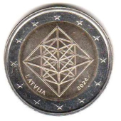 2 euro okolicznościowe Lotwa 2024
