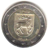 2 euro okolicznościowe Lotwa 2025 Selija