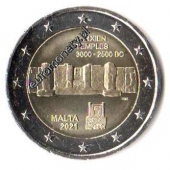2 euro okolicznościowe Malta 2021 Tarxien