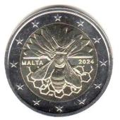 2 euro okolicznościowe Malta 2024 - Pszczoła - luzem