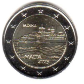 2 euro okolicznościowe Malta 2025 Mdina - luzem