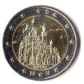 2 euro okolicznościowe Niemcy 2012