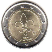 2 euro okolicznościowe Portugalia 2025 - Skauting