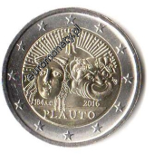 2 euro okolicznościowe Włochy 2016 Plauto