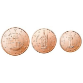 1+2+5 cent San Marino 2006