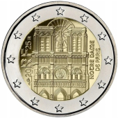 2 euro okolicznościowe Francja 2025 - Notre Dame