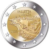 2 euro okolicznościowe Malta 2026 - La Valetta