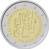 2 euro okolicznościowe Finlandia 2024 - Demokracja
