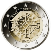 2 euro okolicznościowe Niemcy 2023 - Karol Wielki