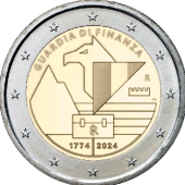 2 euro okolicznościowe Włochy 2024 - Policja finansowa