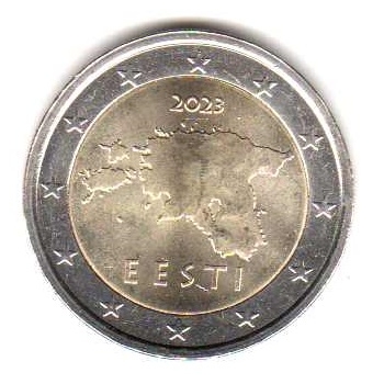 2 euro obiegowe Estonia 2023