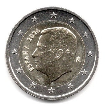 2 euro obiegowe Hiszpania 2026