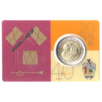 2 euro obiegowe San Marino 2022 folder