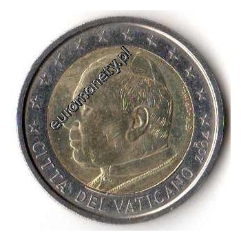 2 euro obiegowe Watykan 2004 - Jan Paweł II