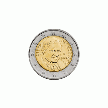 2 euro obiegowe Watykan 2012 - Benedykt XVI