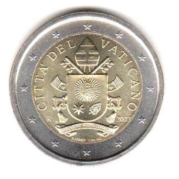 2 euro obiegowe Watykan 2021