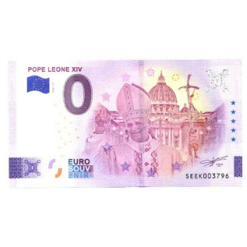 Banknot 0 Euro Souvenir 2026 - Papież Leon XIV