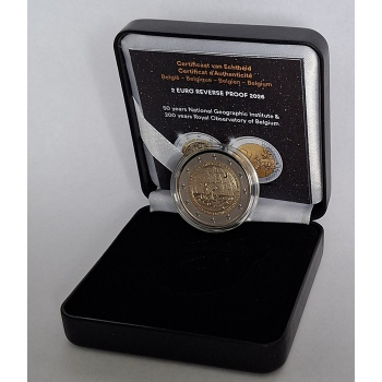 2 euro okolicznościowe Belgia 2026 National Geographic - Reverse PROOF