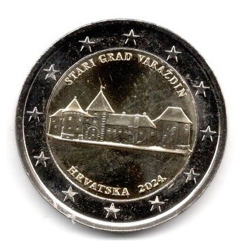 2 euro okolicznościowe Chorwacja 2024 Varazdin - luzem