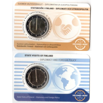 2 euro okolicznościowe Finlandia 2025 Dyplomacja - folder