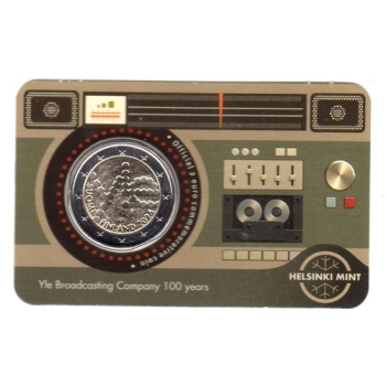 2 euro okolicznościowe Finlandia 2026 Radio - folder