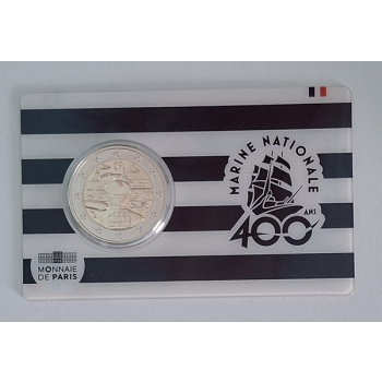 2 euro okolicznościowe Francja 2026 - Marynarka Wojenna - folder