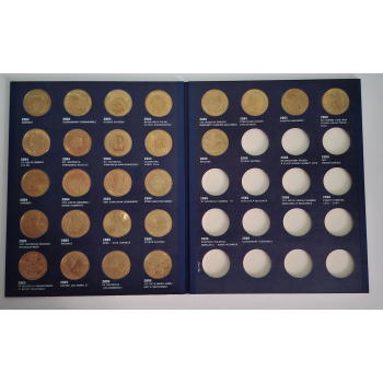 25 monet 2zł plus Klaser 2004-2006