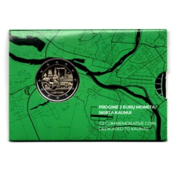 2 euro okolicznościowe Litwa 2026 - Kowno - folder
