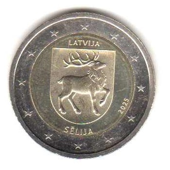 2 euro okolicznościowe Lotwa 2025 Selija