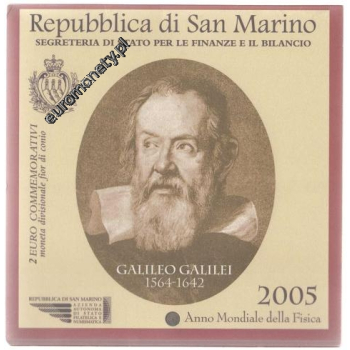 2 euro okolicznościowe San Marino 2005