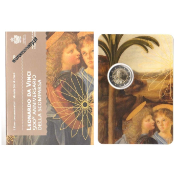2 euro okolicznościowe San Marino 2019 da Vinci