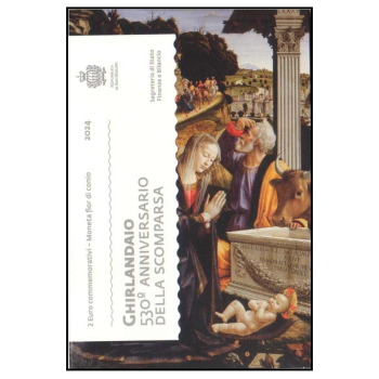 2 euro okolicznościowe San Marino 2024 - Domenico Ghirlandaio