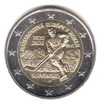 2 euro okolicznościowe Słowacja 2025
