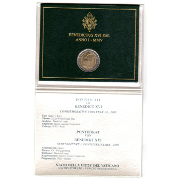 2 euro okolicznościowe Watykan 2005