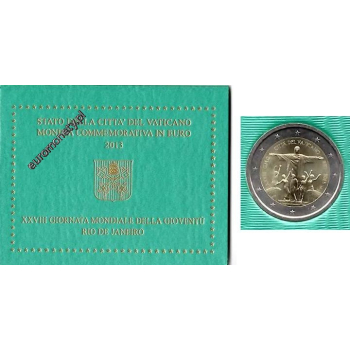 2 euro okolicznościowe Watykan 2013 Rio de Janeiro