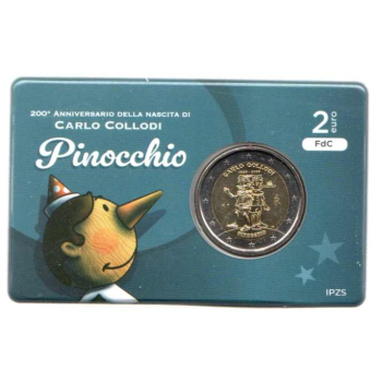 2 euro okolicznościowe Włochy 2026 - Pinokio - folder