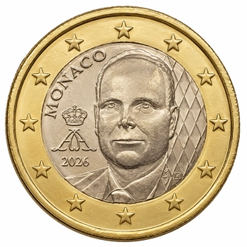1 euro obiegowe Monaco 2026