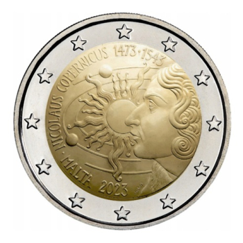 2 euro okolicznościowe Malta 2023 - Kopernik - luzem